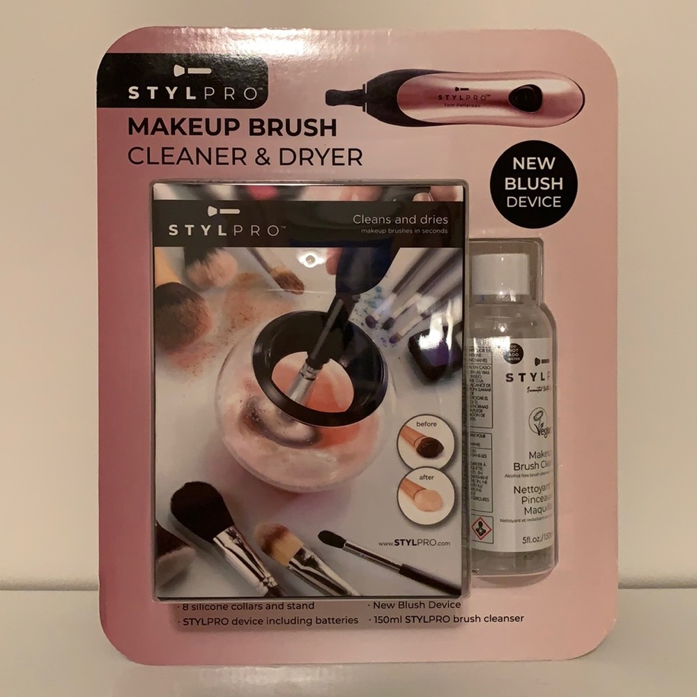 Stylpro Makeup Brush Cleaner and Dryer with Cleanser